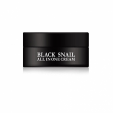 Крем для лица с муцином черной улитки Eyenlip Black Snail All In One Cream, миниатюра